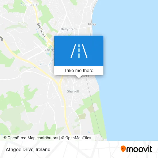 Athgoe Drive map