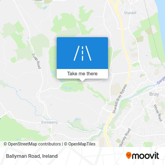 Ballyman Road map