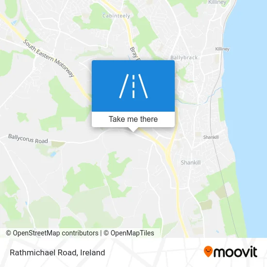 Rathmichael Road map