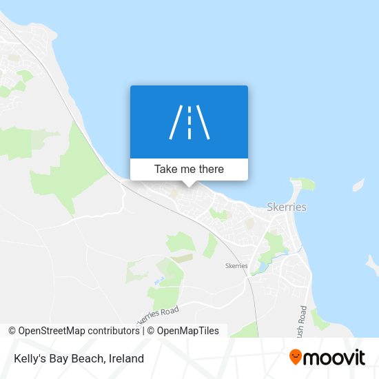 Kelly's Bay Beach map