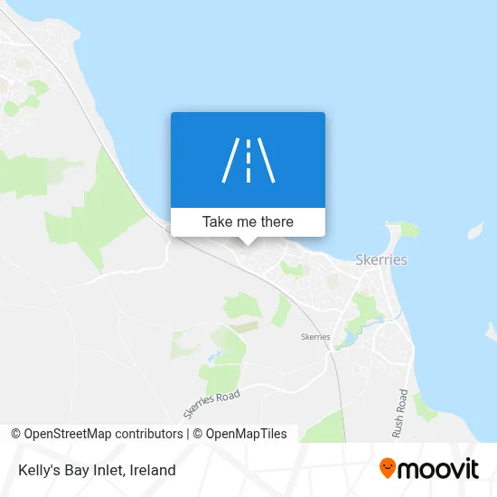 Kelly's Bay Inlet map