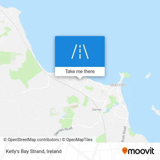 Kelly's Bay Strand map