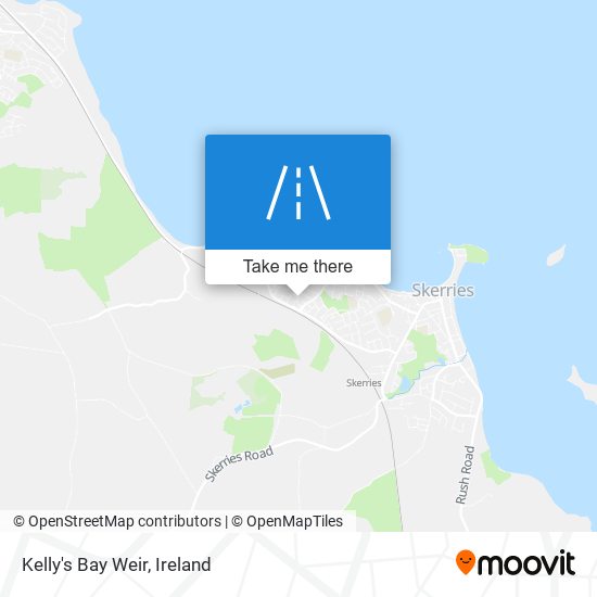 Kelly's Bay Weir map