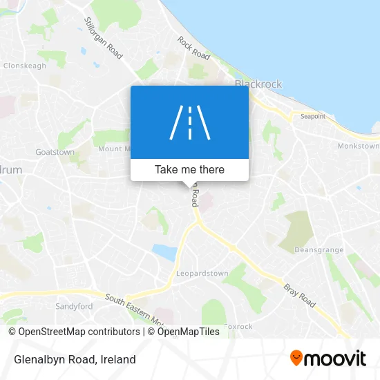 Glenalbyn Road map