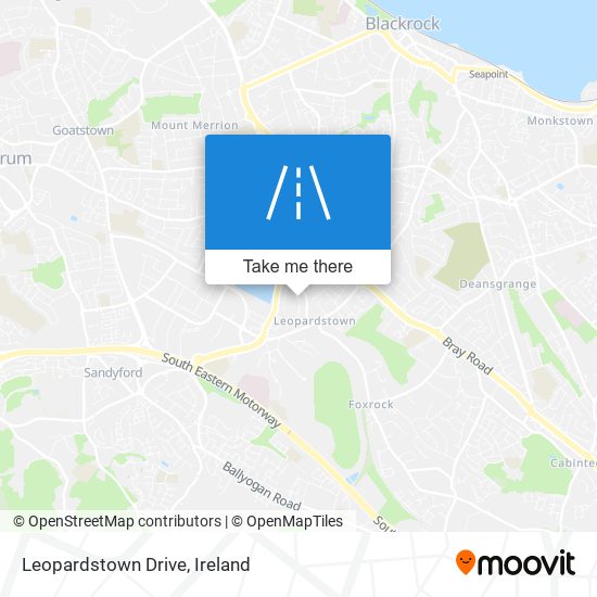 Leopardstown Drive map