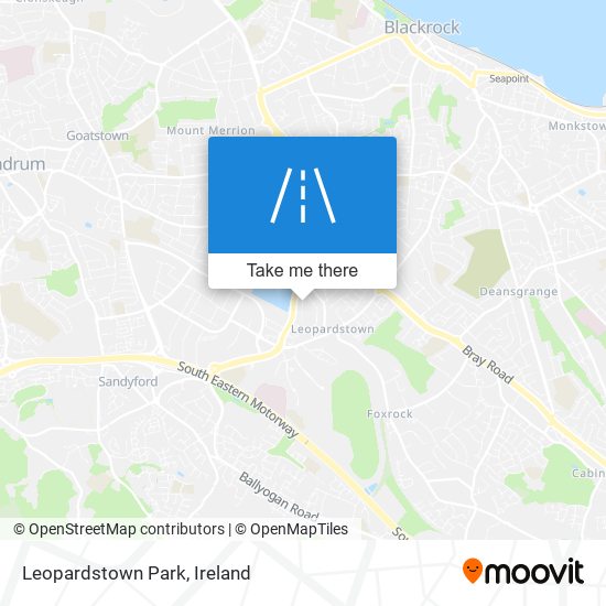 Leopardstown Park map