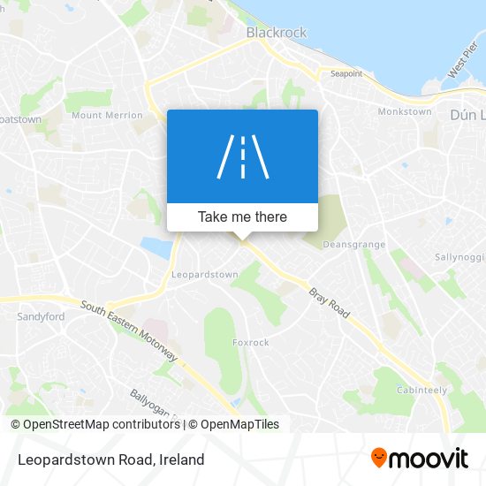 Leopardstown Road map