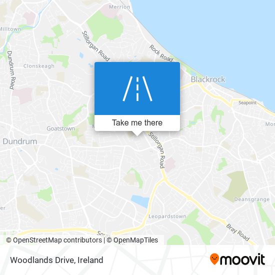 Woodlands Drive map