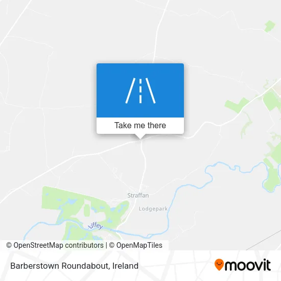 Barberstown Roundabout map