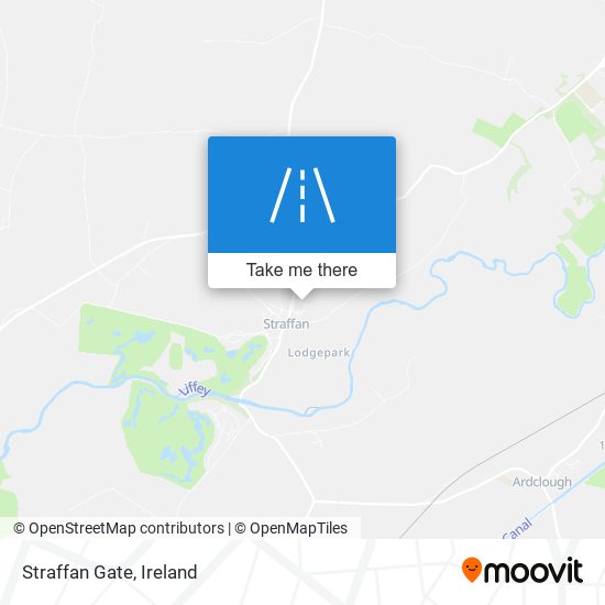 Straffan Gate map