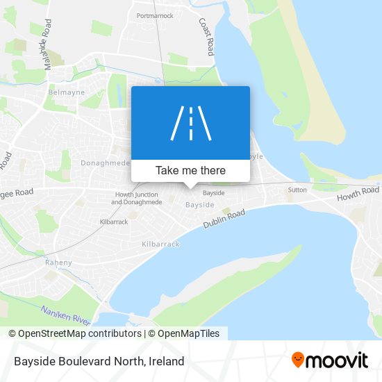 Bayside Boulevard North map