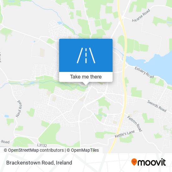 Brackenstown Road map
