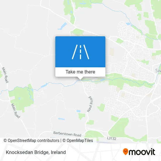 Knocksedan Bridge map