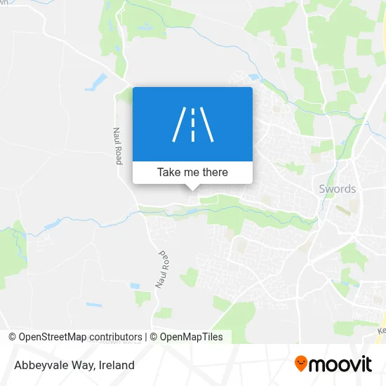 Abbeyvale Way map