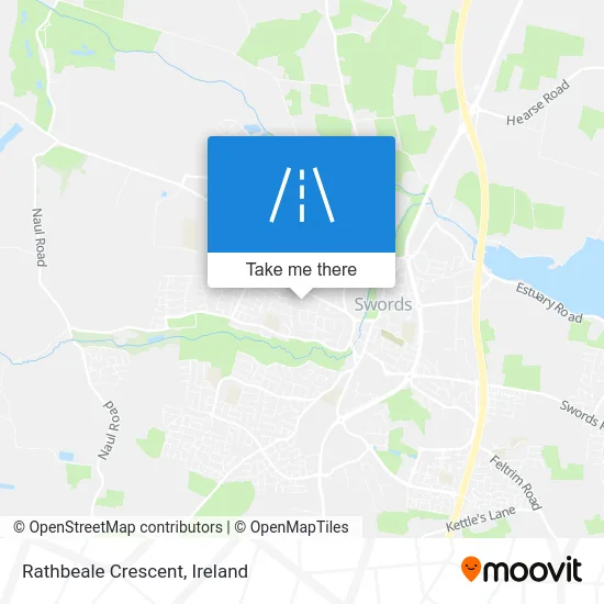 Rathbeale Crescent map