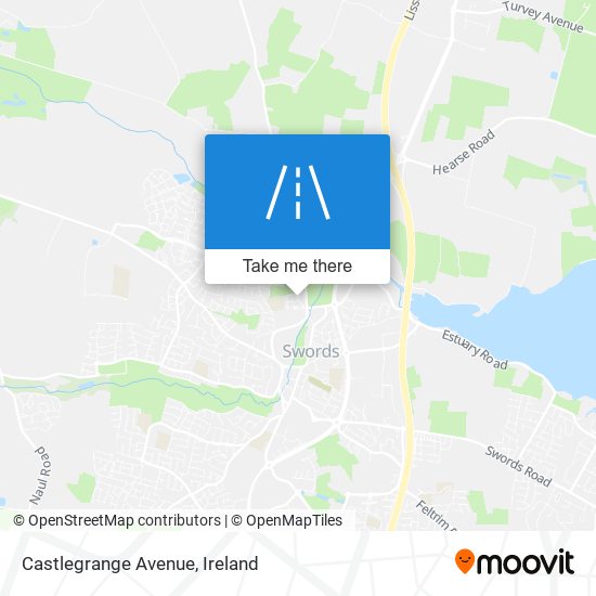 Castlegrange Avenue map