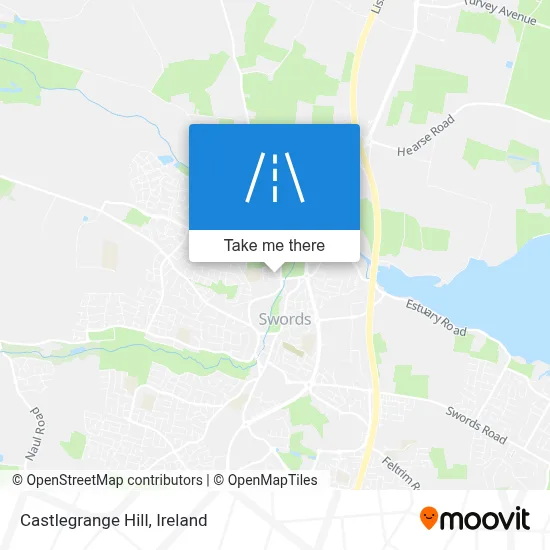 Castlegrange Hill map