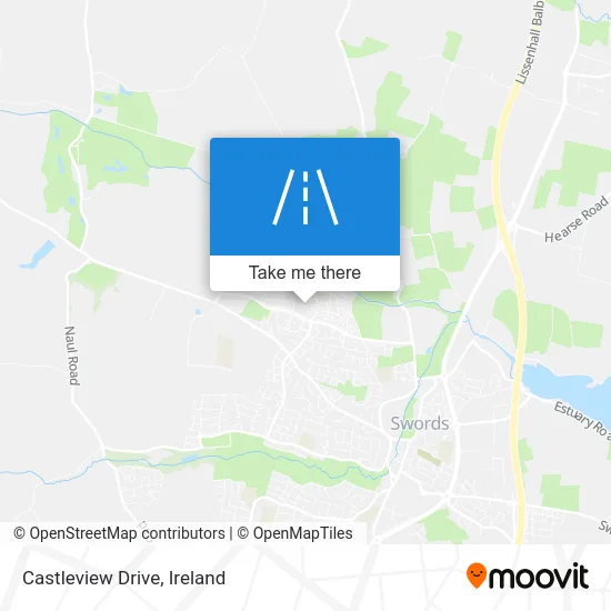 Castleview Drive map