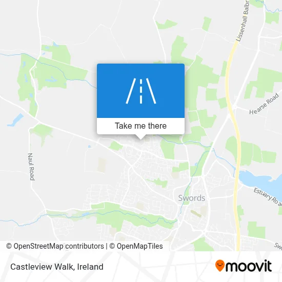 Castleview Walk map