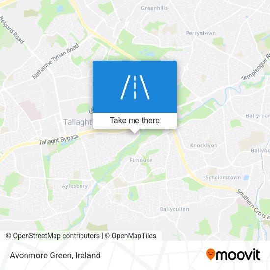 Avonmore Green map