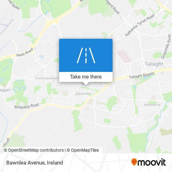 Bawnlea Avenue map