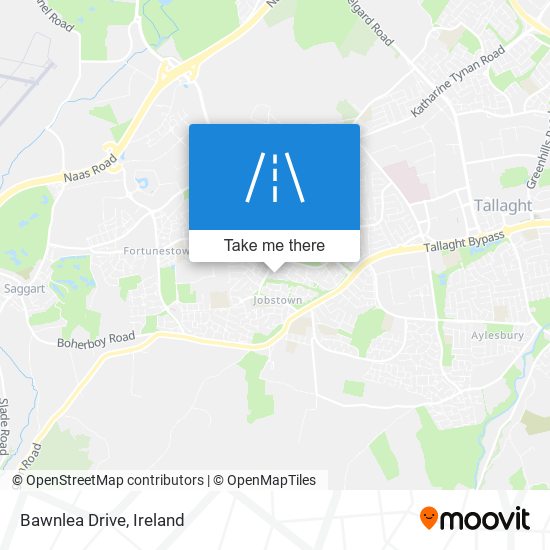 Bawnlea Drive map