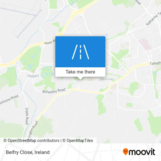 Belfry Close map