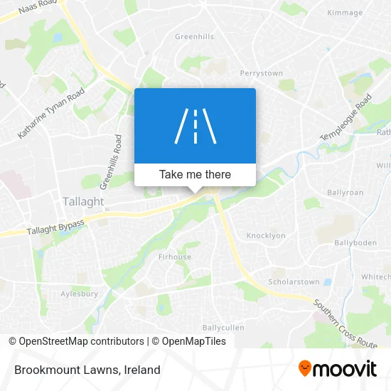 Brookmount Lawns map