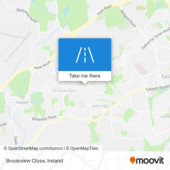 Brookview Close map