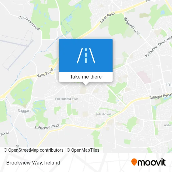 Brookview Way map