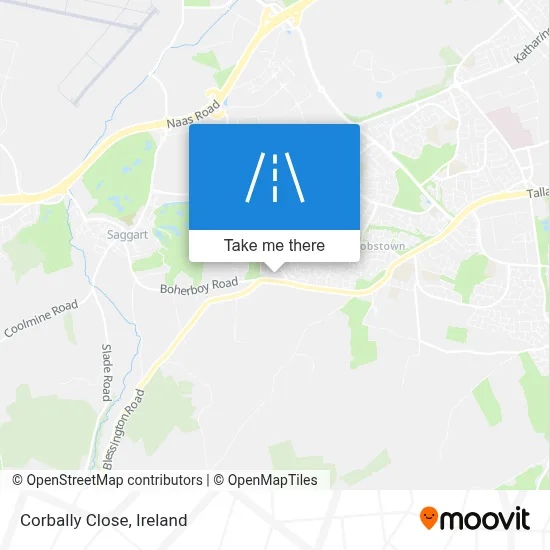 Corbally Close map