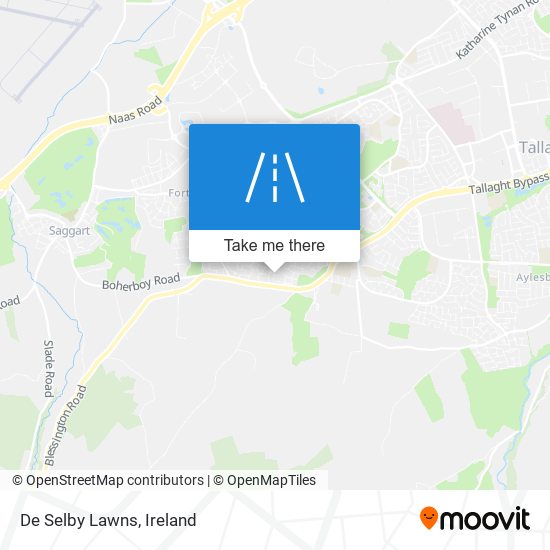 De Selby Lawns map