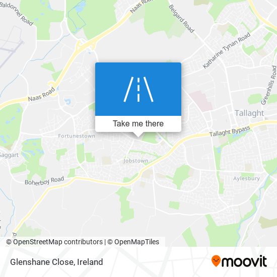 Glenshane Close map