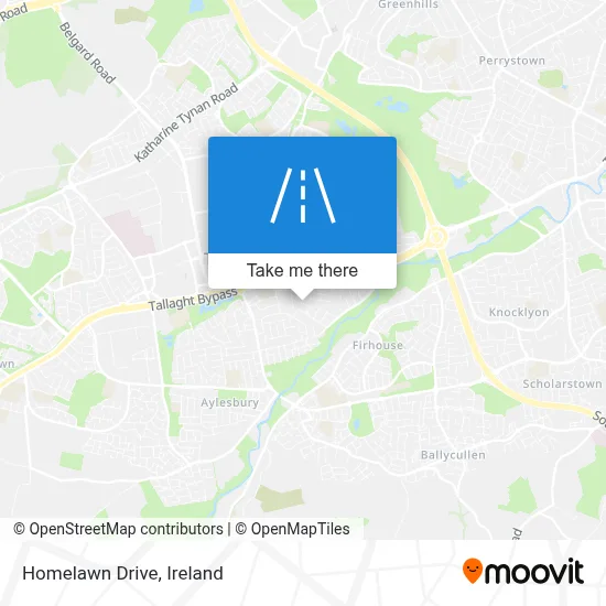 Homelawn Drive map