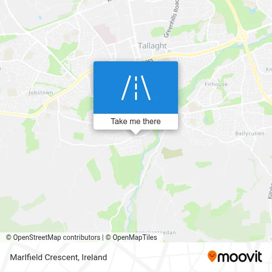 Marlfield Crescent map