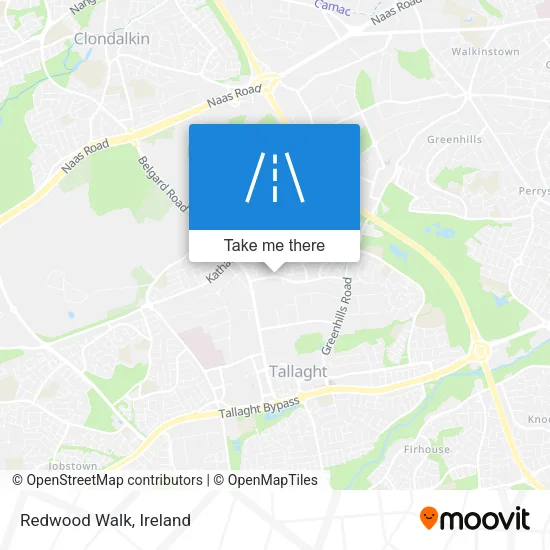 Redwood Walk map
