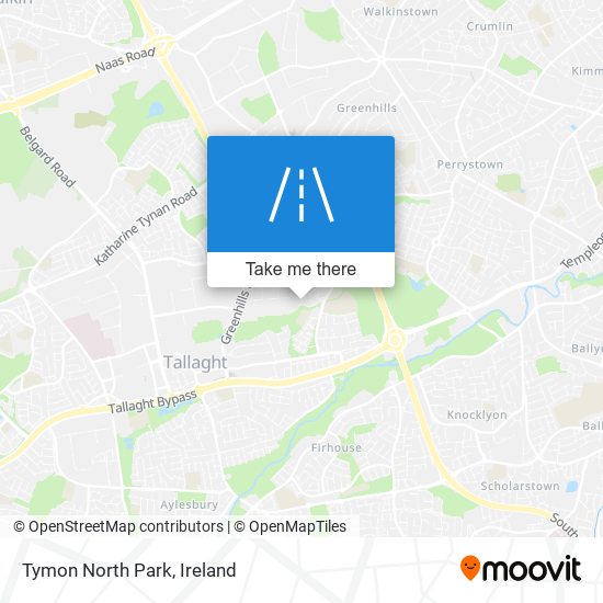 Tymon North Park map