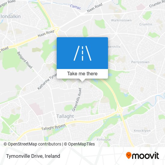 Tymonville Drive map