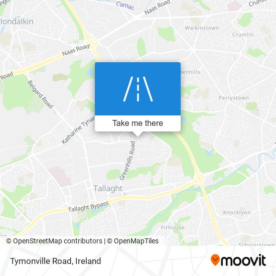 Tymonville Road map