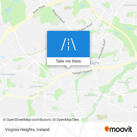 Virginia Heights map