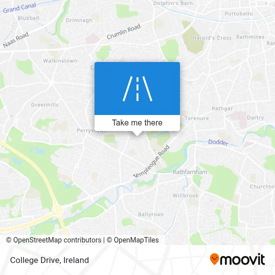 College Drive map
