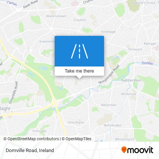Domville Road map