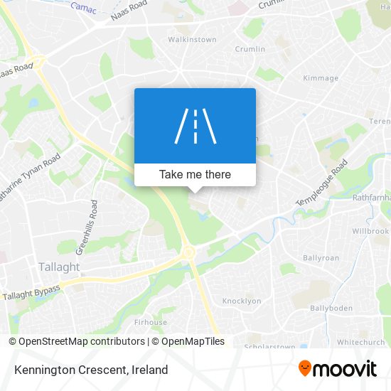 Kennington Crescent map