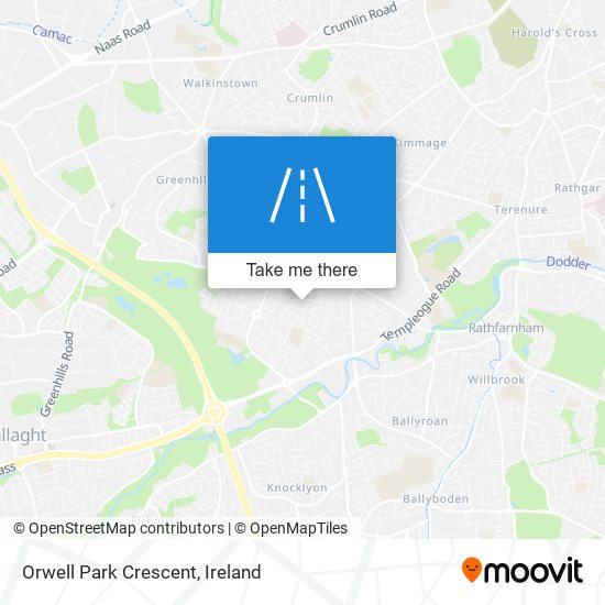 Orwell Park Crescent map