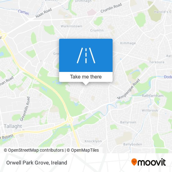 Orwell Park Grove map