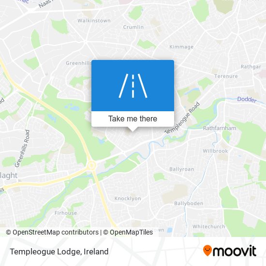 Templeogue Lodge map