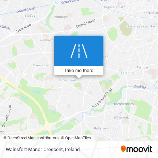 Wainsfort Manor Crescent map
