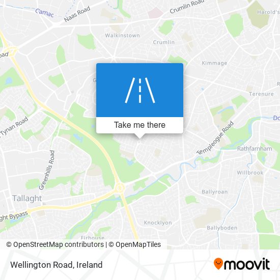 Wellington Road map