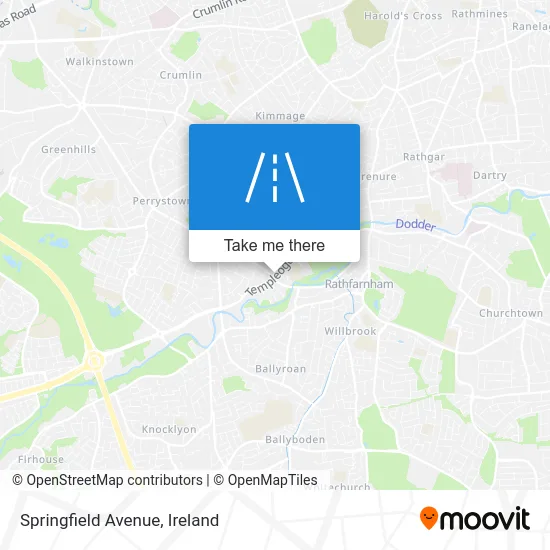 Springfield Avenue map