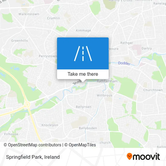 Springfield Park map